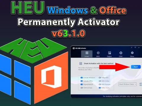 HEU Windows & Office Permanently Activator