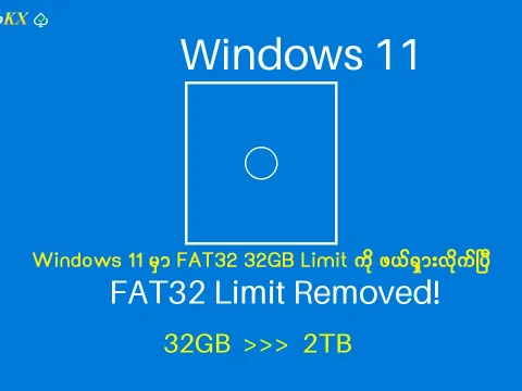 Windows 11 FAT32 Limit