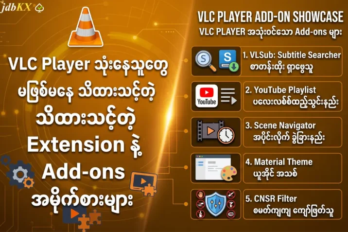 vlc အသုံးပြုနည်း